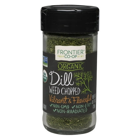 (2 Pack) Frontier Natural Products Organic Dill Weed Chopped, 0.64 Oz
