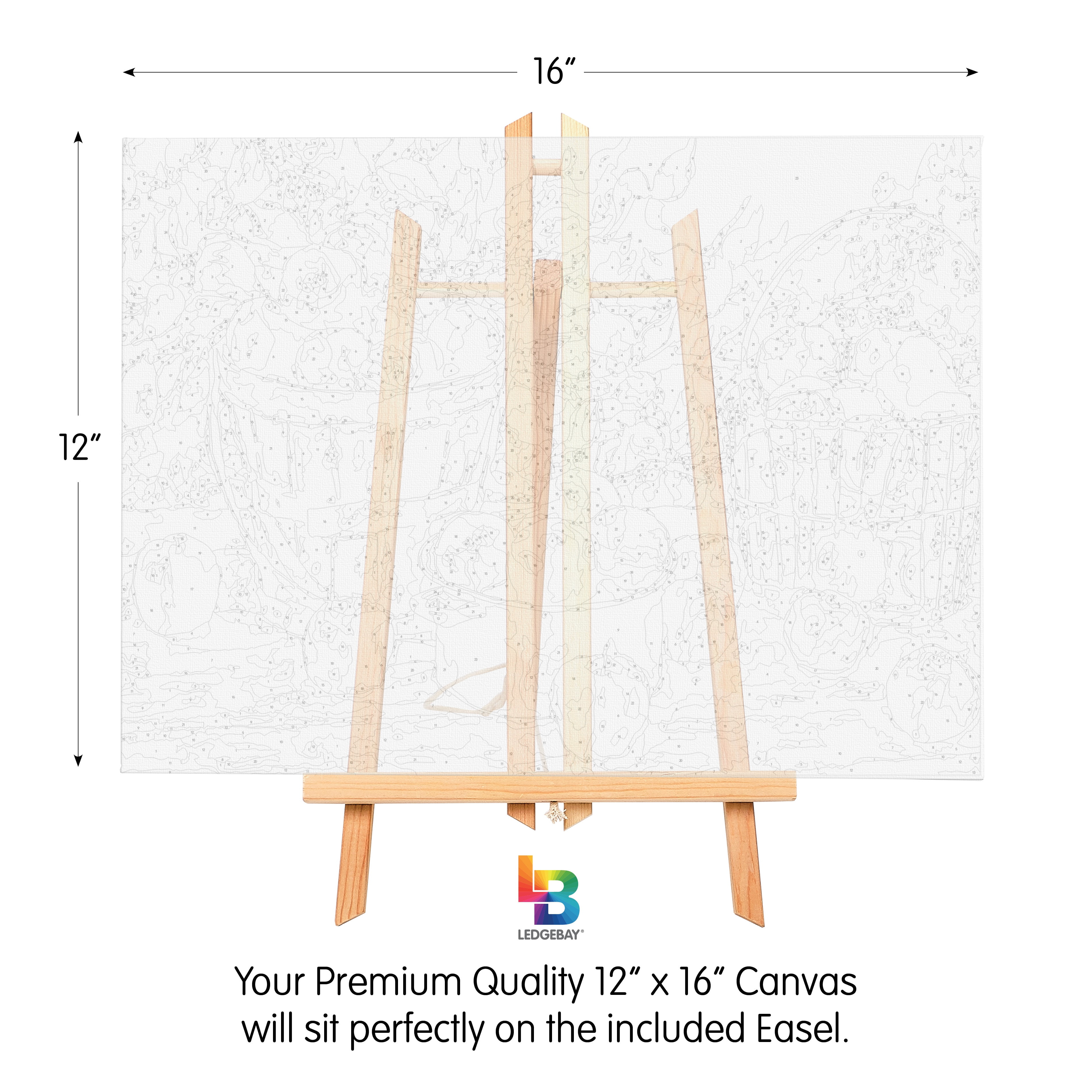 Ledgebay Paint by Number for Adults Crafts for Adults (Apple Harvest)