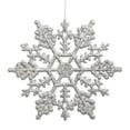 thumbnail image 2 of Yaouit 10 Pack Christmas Glitter Snowflake Ornament - Sparkly Shatterproof Snowflakes, Winter Wonderland, Xmas Tree Decorations Ornaments, 2 of 9