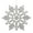 D, variant on Tkrady 24Pcs Snowflake Ornament Christmas Glitter Snowflake Hanging Christmas Tree Decorations with Silver Rope for Winter Decorations Tree Window Door Accessories (E)