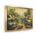 thumbnail image 3 of Designart 'Ancient Waterside Life II' Traditional Framed Canvas Wall Art Print, 3 of 5
