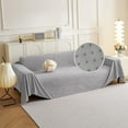 thumbnail image 1 of Dark Couch Covers for Sectional Sofa Couch Cover L Shape Couch Covers for Dogs Washable Couch Cover Banket Modern Sofa Slipcovers Super Soft Sofa Towel for Kids Pets ” x ”, 1 of 9