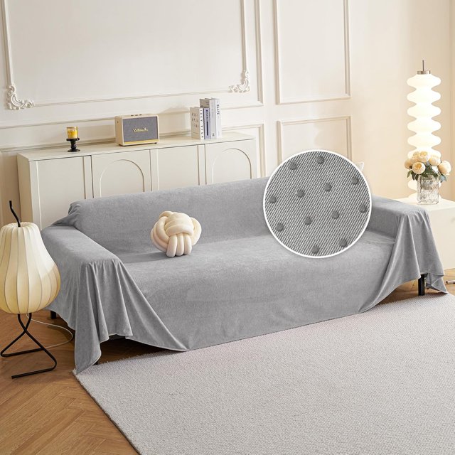 Dark Couch Covers for Sectional Sofa Couch Cover L Shape Couch Covers for Dogs Washable Couch Cover Banket Modern Sofa Slipcovers Super Soft Sofa Towel for Kids Pets ” x ”