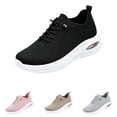 thumbnail image 5 of Women Wide Toe Box Slip On Walking Sneakers, Air Cushion Mesh Shoes with Arch Support, Non-Slip Lightweight Breathable Footwear for All Day Standing Gym Work Daily Walking Activities Khaki 9, 5 of 6
