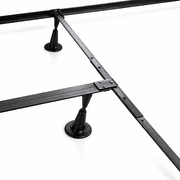 Heavy-Duty Bed Risers 2 1/2”, Lift a Bed Frame by 2.5 Inches, 1/2 Inch x 3/8 Inch Adapters Included, 6 Pieces, by Tech Team