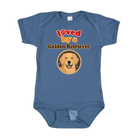 

Inktastic Golden Retriever Dog Lover Gift Baby Boy or Baby Girl Bodysuit