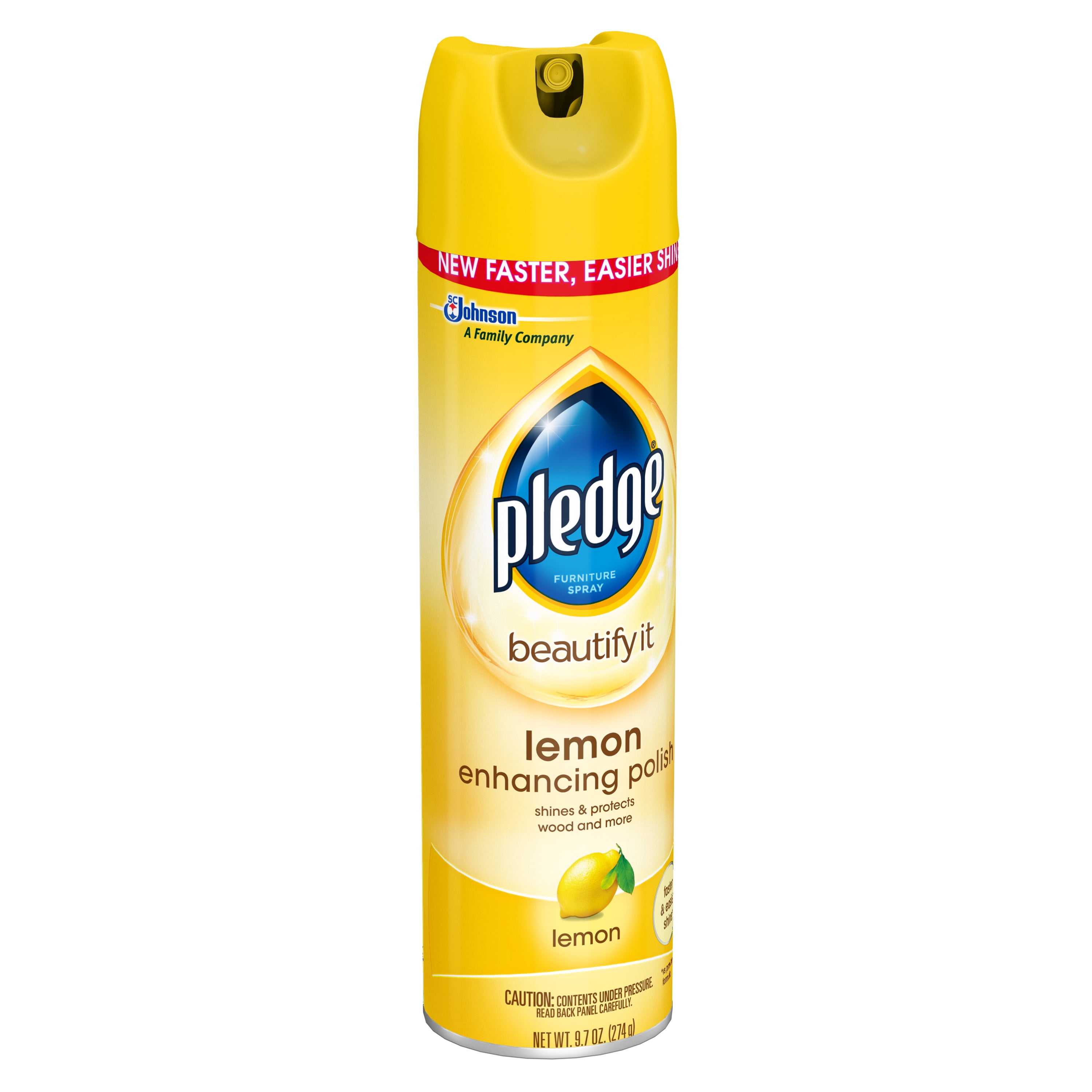 Pledge Lemon Enhancing Polish 9 7 Oz