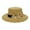 Khaki, variant on HNMKIU Western Floral Cowboy Hat for Elegant Stage Performance and Party Events Black,One Size