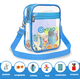 thumbnail image 1 of Contixo Bolsa Transparente de 10 Pulgadas, Bolsa Bandolera Transparente Aprobada para Estadios con Correa de Hombro Ajustable, Azul, 1 of 6