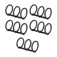 thumbnail image 3 of 5 uds 3 anillos carpetas de hojas metálicas sueltas 3 agujeros anillos de carpeta de hojas metálicas sueltas anillos de libro , Negro 30mm DYNWAVEMX Anillos de libro, 3 of 8