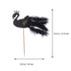 thumbnail image 1 of Cake Decoration 6Pcs Black Cupcake Topper for Birthday, 1 of 1