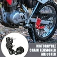 thumbnail image 2 of Black Aluminum Alloy Chain Tensioner Automatic Adjuster for Motorcycle Motorbike Motocross Dirt Bike ATV, 2 of 8