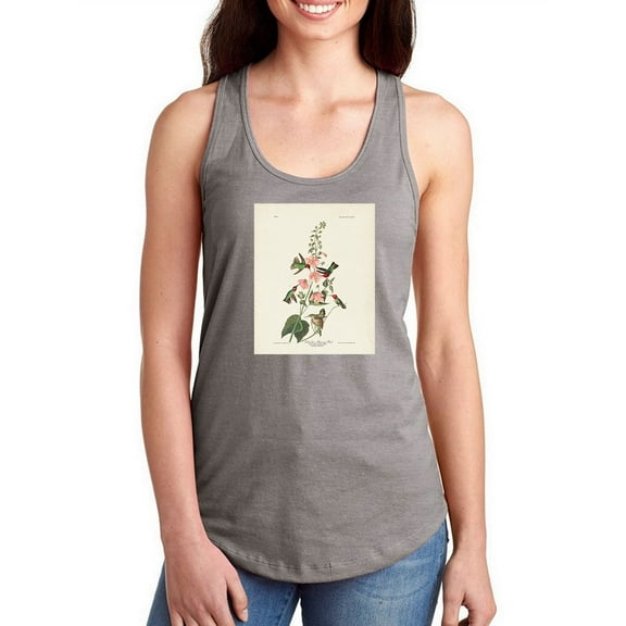 Columbian Hummingbird Racerback Tank Women -John James Audubon Designs, Female Large