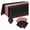 Black,Pink, variant on 10 Pack White & Rose Gold Confetti Dots Disposable Tablecloth Set, 54"x108" Covers for Wedding Birthday Graduation Weeding Party Decorations