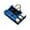 Blue, variant on Treedix Metal Aluminium Alloy Armor Case Pi 4 Case, with Dual Cooling Fan Heatsink Compatible with Raspberry Pi 4 Model/Pi 4B
