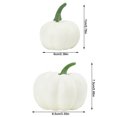 thumbnail image 3 of Halloween Artificial Small Foam Pumpkins Graffiti Simulation Photograph Props Home Party Decor 12Pcs Mixing, 3 of 7