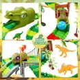 thumbnail image 3 of BEMITON Dinosaur Toys Race Car Track Create a Dinosaur World Road Race Juego de juguetes de pista de dinosaurios flexibles 273+ piezas Regalos de cumpleaños de Navidad para niños de 3 4 5 6 7 años, 3 of 7