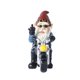 thumbnail image 1 of Decoración exterior de gnomos de jardín azules, estatuas de motocicletas, adornos Sincero Electrónica, 1 of 5