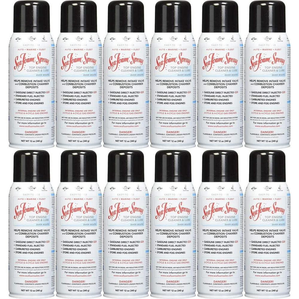 Sea Foam SS1412PK Spray Top Engine Cleaner & Lube Aerosol, 14 fl. oz