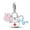 Nurse 3-in-1 Pendant, variant on MULA Original Christmas Life Sports Drink 925 Sterling Silver DIY Charms AAA CZ fit Charms Bracelets for Women Jewelry