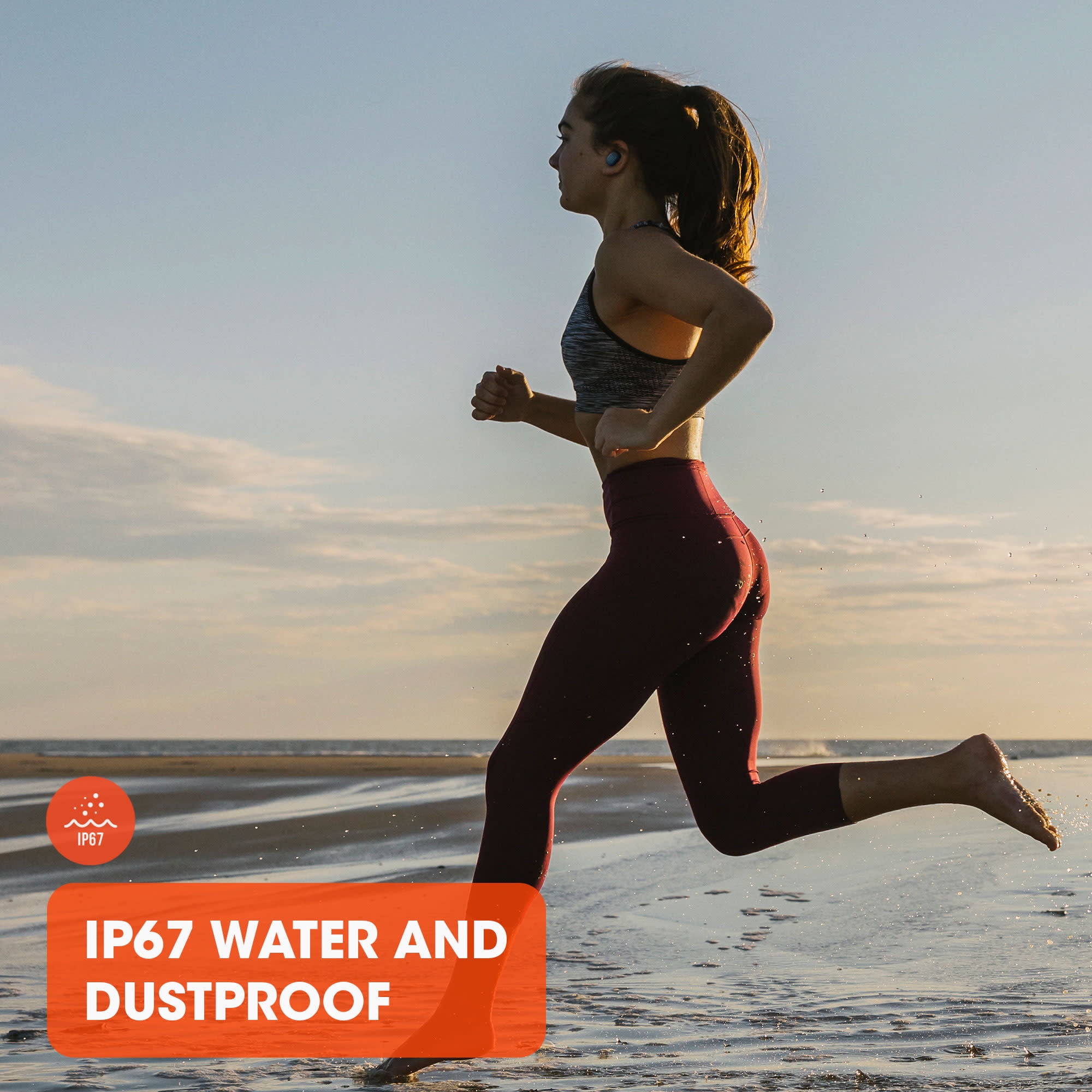 JBL Endurance Race TWS - Waterproof true wireless active sport earbuds - Blue