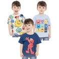 thumbnail image 5 of Sesame Street Toddler Boys & Girls Graphic Tee with Short Sleeves, 3-Pack, Sizes 12M-5T, 5 of 8