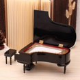 thumbnail image 5 of Grand Piano Model Kit with Chair,for Home(Black, Without Music) Large, 5 of 5