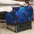 thumbnail image 7 of Uemuo Deep Sea Glowing Fishes Print Toaster Cover 4 Slice, Small Kitchen Appliance Covers, Toaster Oven Cover with Loop, Bread Machine Cover Dust Cover Protection, 7 of 7