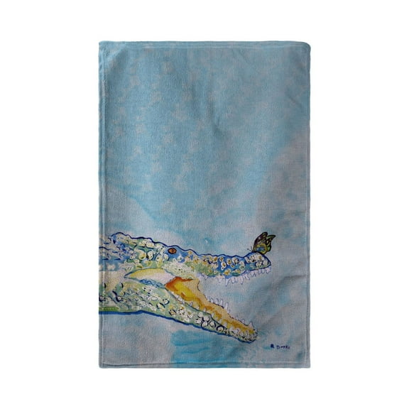 Betsy Drake Interiors Croc & Butterfly Beach Towel