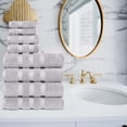 thumbnail image 5 of Vivendi Home Infinity Zero Twist 8 Piece 100pct Cotton Towel Set, 5 of 6