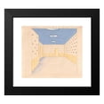 thumbnail image 2 of Winold Reiss 14x12 Black Modern Framed Museum Art Print Titled - Interior Design Drawings for Unidentified Rooms.) (Sketch for Unidentified Room with Starred Walls (1910), 2 of 5