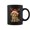 Black, variant on Christmas Light Reindeer Santa Hat Cockapoo Xmas Coffee Mugs