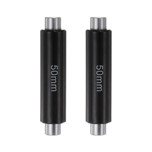 2pcs Standard Measuring Rod 50mm Caliper Micrometer Calibration Block Outside Micrometer Rod Bar