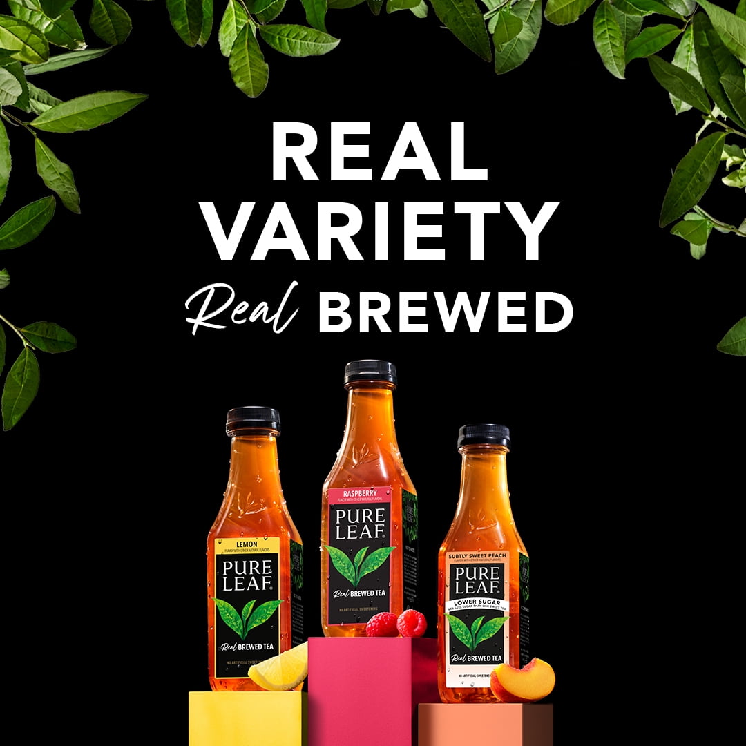 Pure Leaf Zero Sugar Sweet Tea, 18.5oz, 12 Bottles