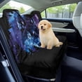 thumbnail image 2 of Drydeepin Wolf Galaxy Car Seat Cover Towel Backseat Breathable Rear Bench Towel Seat Covers Non-Slip Universal Fit for Sedan Trucks Van SUV, Automotive Seat Protector, 2 of 7