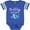 Football Blue and White, variant on Inktastic Birthday Mermaid Girls Party Gift Girls Baby Bodysuit