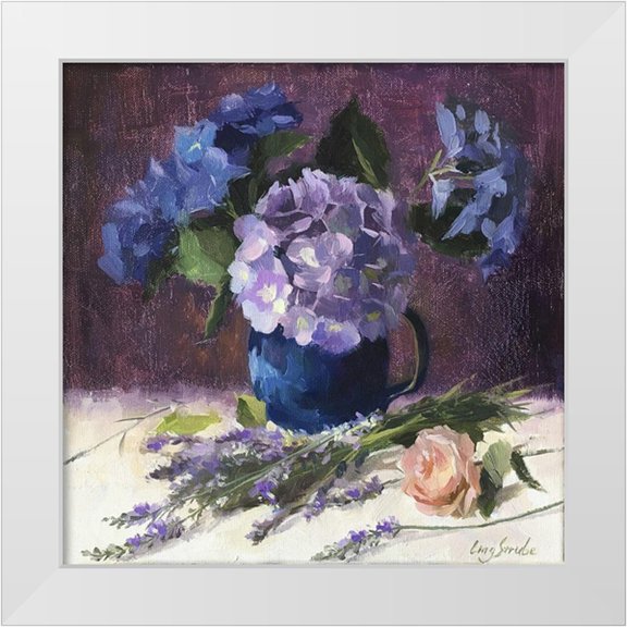 Strube, Ling 12x12 White Modern Wood Framed Museum Art Print Titled - The Memory of Summer