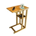 thumbnail image 2 of Casual Contemporary Living Solid Acacia C Table with Storage Tray- Natural, 2 of 6
