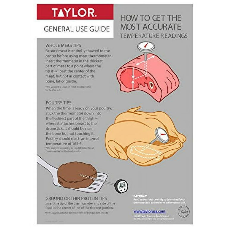 Taylor Instant Read Pocket Kitchen Thermometer 5989N, 1 - Food 4 Less