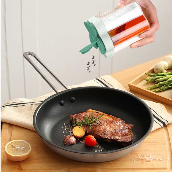 Contenants de Rangement Durables pour l'Organisation de la Cuisine Polyvalents Distributeur d'Assaisonnements de Voyage 5 en 1 Bocaux Portatifs avec Couvercles pour le Camping Idéal pour Condiments et