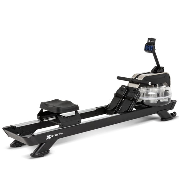 XTERRA Fitness ERG750W Water Rowing Machine with Adjustable LCD and 15 Liter Tank