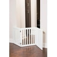 thumbnail image 4 of BirdRock Home Folding Dog Gate - 3 Panel - 24" - White, 4 of 8