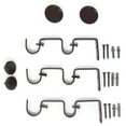 thumbnail image 2 of Urbanest Bouton Flat Button 1" 3/4" Double Drapery Curtain Window Rod Set - 84" to 120", Bronze, 2 of 3