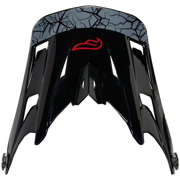 Fulmer 253 FJ2 Quake Replacement Visor/Peak Red