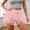 Pink, variant on Mini Skirts for Women Y2K Lace High Waisted Short Skirts Breathable Comfy Ruffled Tiered Flowy Underskirt Going Out Ruched A-Line Skorts Womens Skirts Pink M