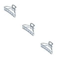 thumbnail image 1 of maskred Pinces de Mode Grand Style Simple à Portée de Main Style Simple Robuste Exquis Accessoires Barrettes pour Femmes Blanc / Arc 3Set, 1 of 6