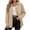 Khaki, variant on OGLCCG Womens Corduroy Button Down Shirts Long Sleeve Oversized Shacket Jacket Fall Casual Lapel Outerwear with Pockets,Size S-XXL