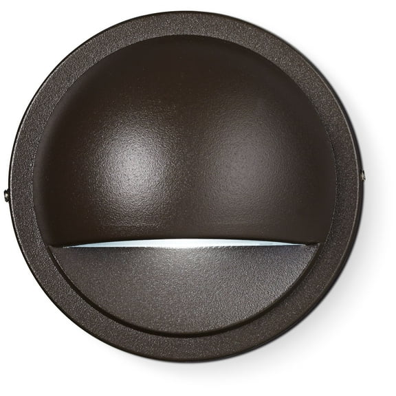 Kichler 4" High Half Moon Bronze 3000K LED Deck Light