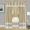 thumbnail image 2 of Achim Darcy Tan Solid Print Light Filtering Curtains, 58 x 63 in, 2 of 5