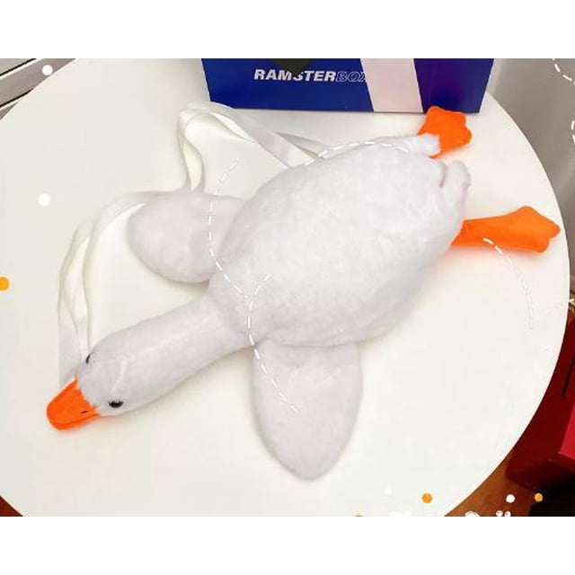 KAKOWELY Lindo bolso bandolera de peluche: Bolso bandolera blanco con diseño de animales de dibujos animados, suave y esponjoso, accesorio de diario para mujeres y niñas.